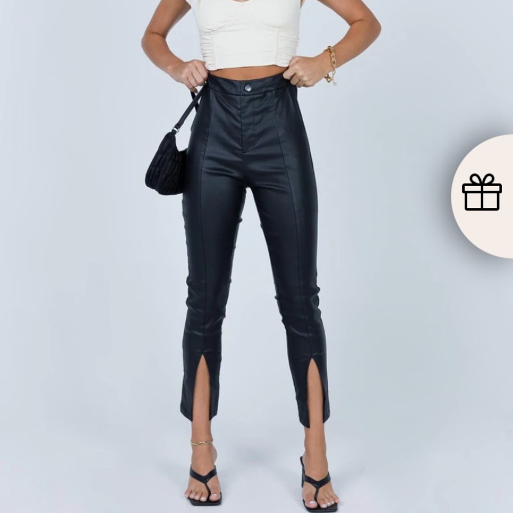 Princess Polly Ryan Faux Leather Pants